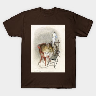 Mouse Spinning - Beatrix Potter T-Shirt